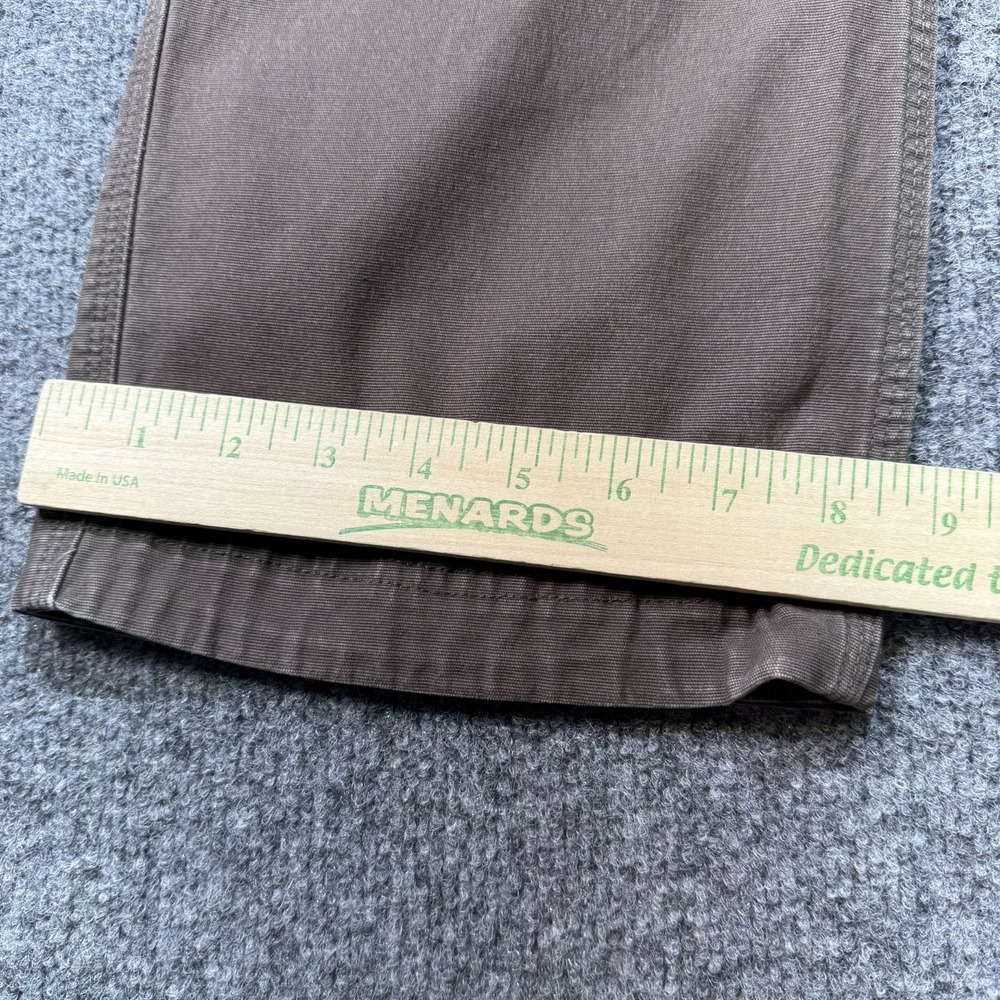 Duluth Trading Flex Fire Hose Carpenter Pants Men 34x30 Brown Wide Work Utility - Picture 9 of 16